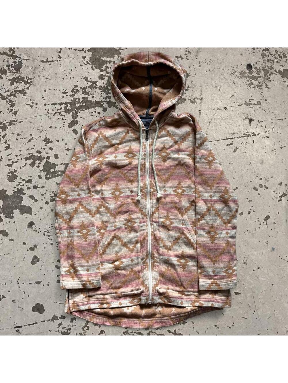 Women’s vintage Pendleton Aztec zip up hoodie Size S